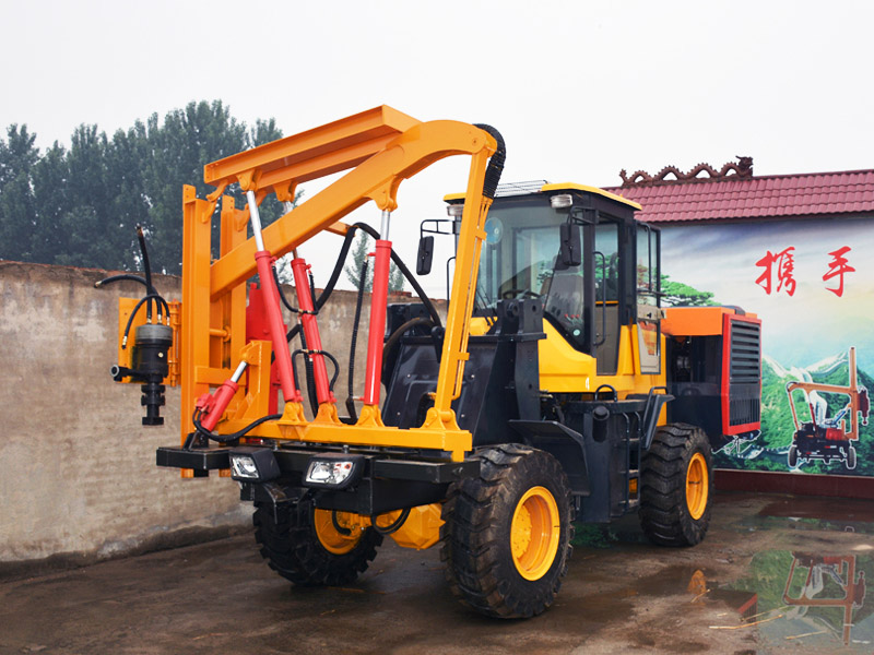 护栏打拔钻一体机