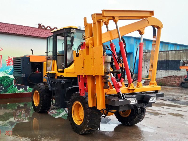 护栏打拔钻一体机