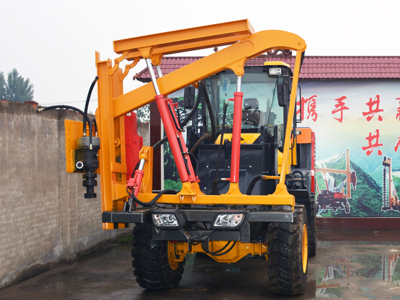 护栏打拔钻一体机